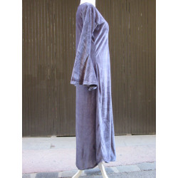 Robe ou sur-robe en velours léger extensible