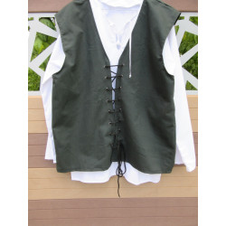 Gilet Homme en tissu avec lacets