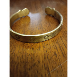 Bracelet en bronze ciselé