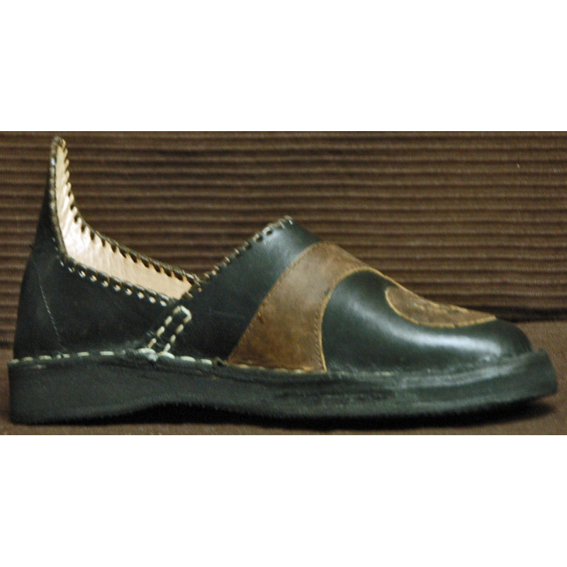 Chaussure Huathe noir et marron Chaussure Huathe noir et marron