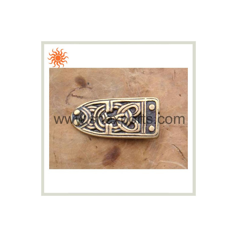 Ornement de ceinture viking en bronze Ornement de ceinture viking en bronze
