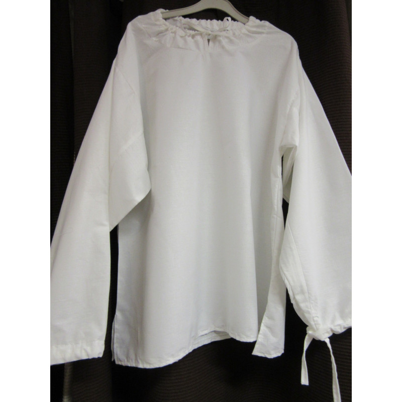 Chemise homme a col froncé en coton fin Chemise homme a col froncé en coton fin